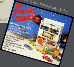 HERPA - Auszug aus Werbeblatt 1979