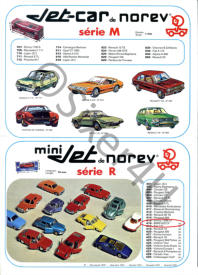 NOREV Katalog 1979 Serie R Mini Jet No 416 BMW 633 CF