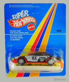 MATTEL Hot Wheels Groe Blisterkarte No 6058