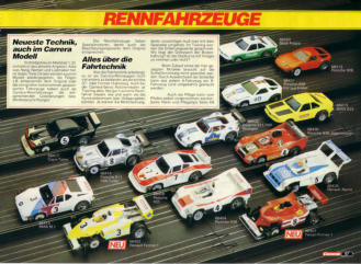 CARRERA Auszug aus Katalog 1980/1981