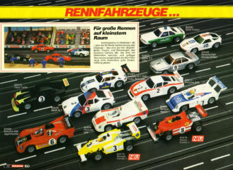 CARRERA Auszug aus Katalog 1980/1981
