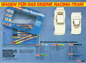 CARRERA Auszug aus Katalog 1980/1981